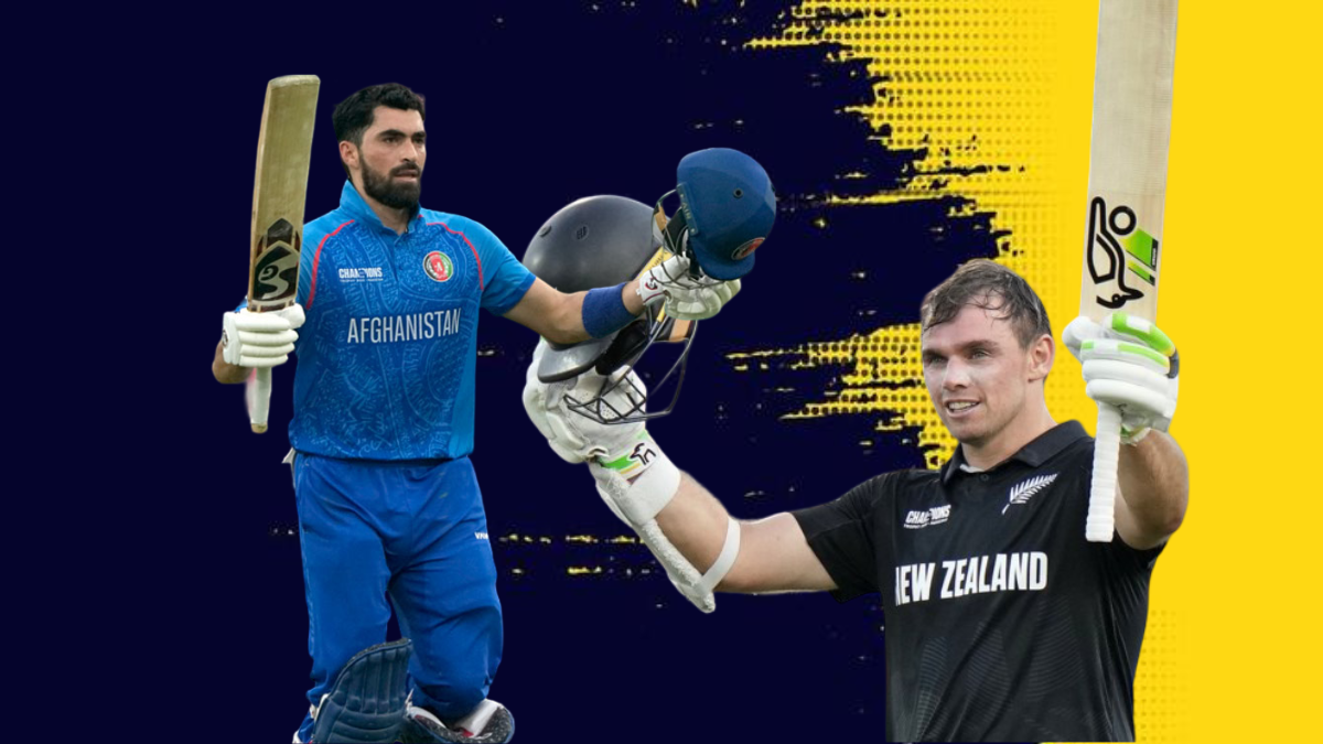 Top Five Highest Individual Scores in ICC Champions Trophy 2025 – Rachin Ravindra, Tom Latham, Ibrahim Zadran, Ben Duckett, and Josh Inglis