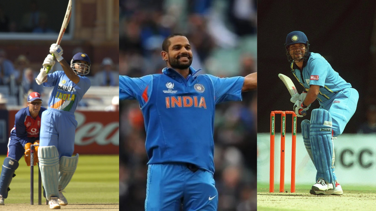 Indian batters who scored centuries in the ICC Champions Trophy – Sachin Tendulkar, Sourav Ganguly, Shikhar Dhawan, Rohit Sharma, and more