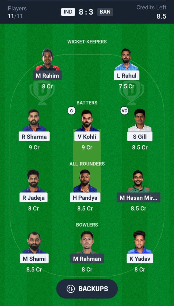 image-12-585x1024 IND vs BAN Dream11 Prediction: Fantasy Cricket Tips for ICC Champions Trophy 2025 Match 2