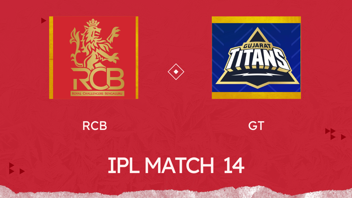 RCB vs GT Dream11 Prediction, Fantasy Cricket Tips, Playing XI – IPL 2025 Match 14