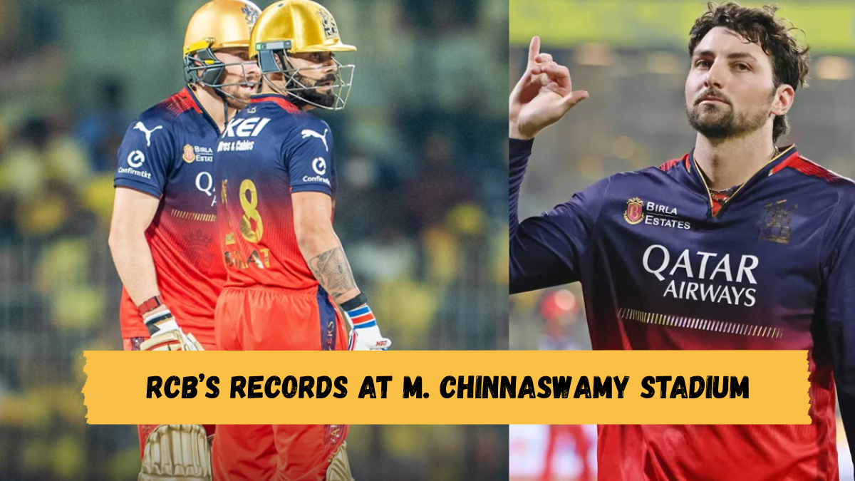 RCB records at M. Chinnaswamy Stadium