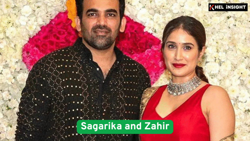 Sagarika-and-Zahir-1024x576 Top 10 Most Beautiful Wives of Indian Cricketers: WAGs, Careers & Lives (2025)