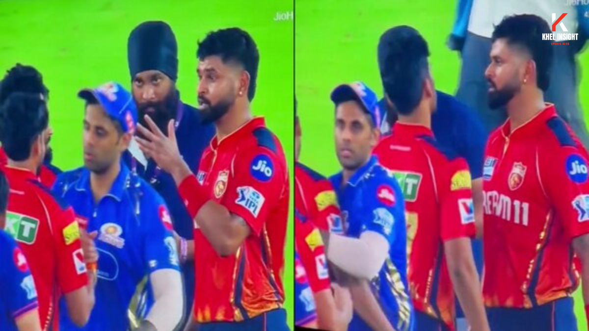 Shreyas Iyer Furious at Shashank Singh in viral video after MI clash