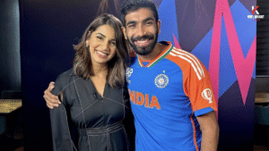 Jasprit Bumrah proposing to Sanjana Ganesan during IPL 2020 bubble with candles and beach view