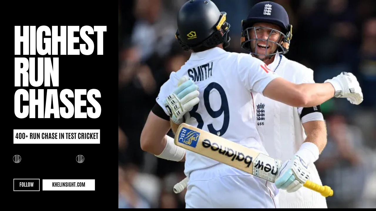 Highest run chases in Test cricket
