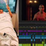 Chad Gable in hospital sling post-surgery filming The Renewal documentary