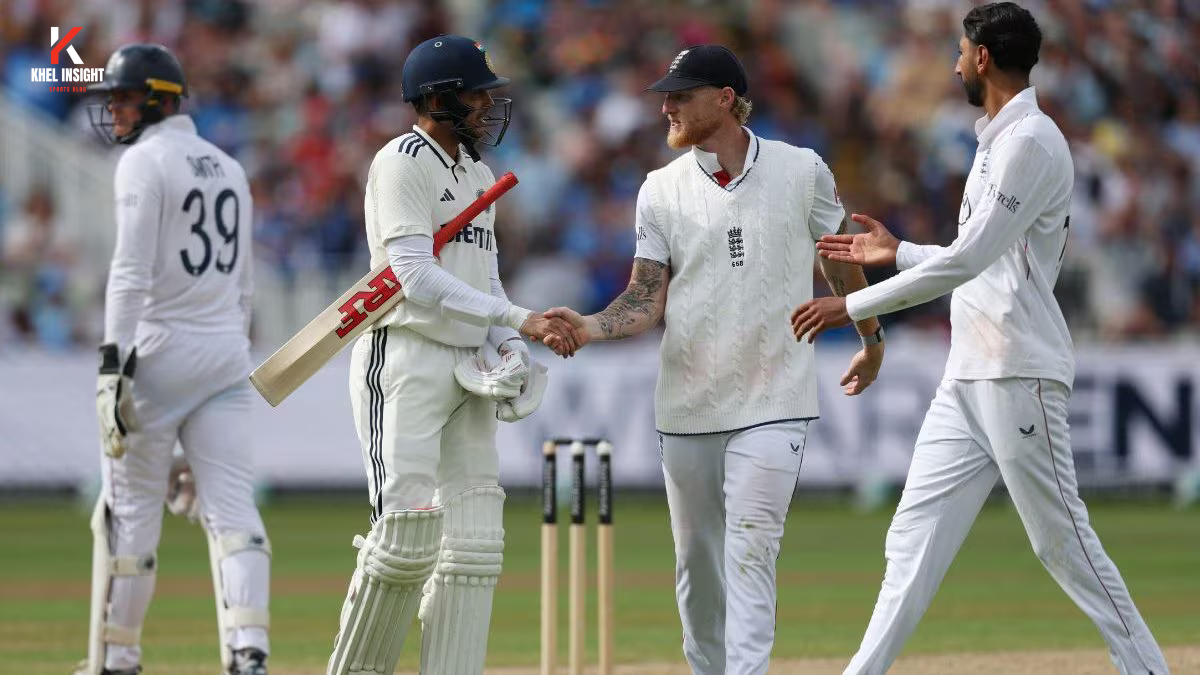 Shubman Gill during Manchester Test post-match presentation – India vs England 2025