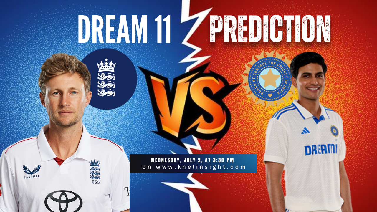 IND vs ENG Dream11 Prediction: 2nd Test Fantasy Tips, Top Picks & Dream11 Teams | July 2, 2025