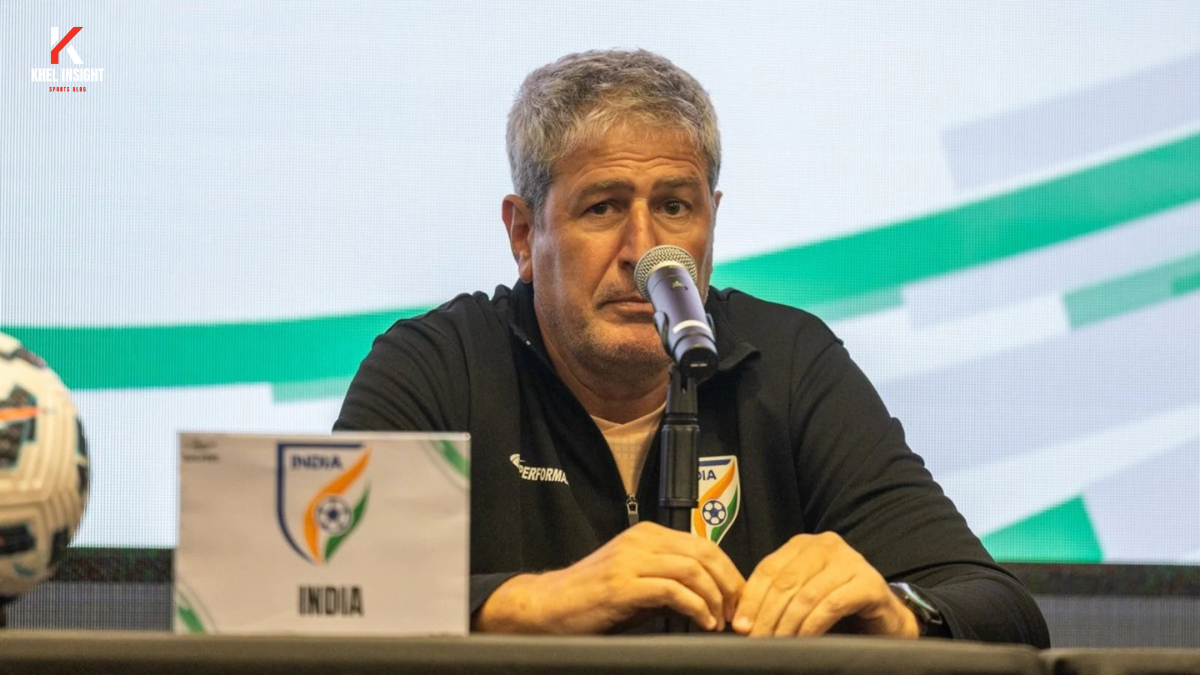 Manolo Marquez during his stint as India football coach, AFC Asian Cup qualifiers
