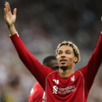 Hugo Ekitike playing for Liverpool during Premier League 2025