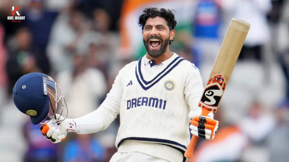 Ravindra Jadeja celebrates 500 runs milestone during India vs England Test series 2025