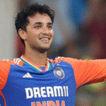 Abhishek Sharma celebrates after breaking Virat Kohli’s record in India vs Pakistan, Asia Cup 2025