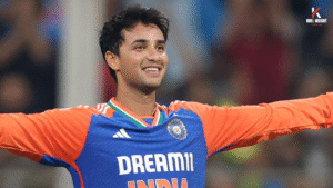 Abhishek Sharma celebrates after breaking Virat Kohli’s record in India vs Pakistan, Asia Cup 2025